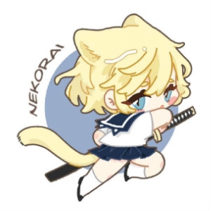 猫耳武士制服馆NEKORAI品牌LOGO