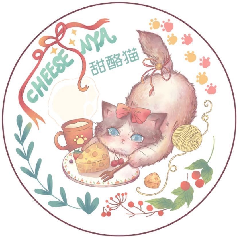 甜酪猫CHEESE NYA品牌LOGO