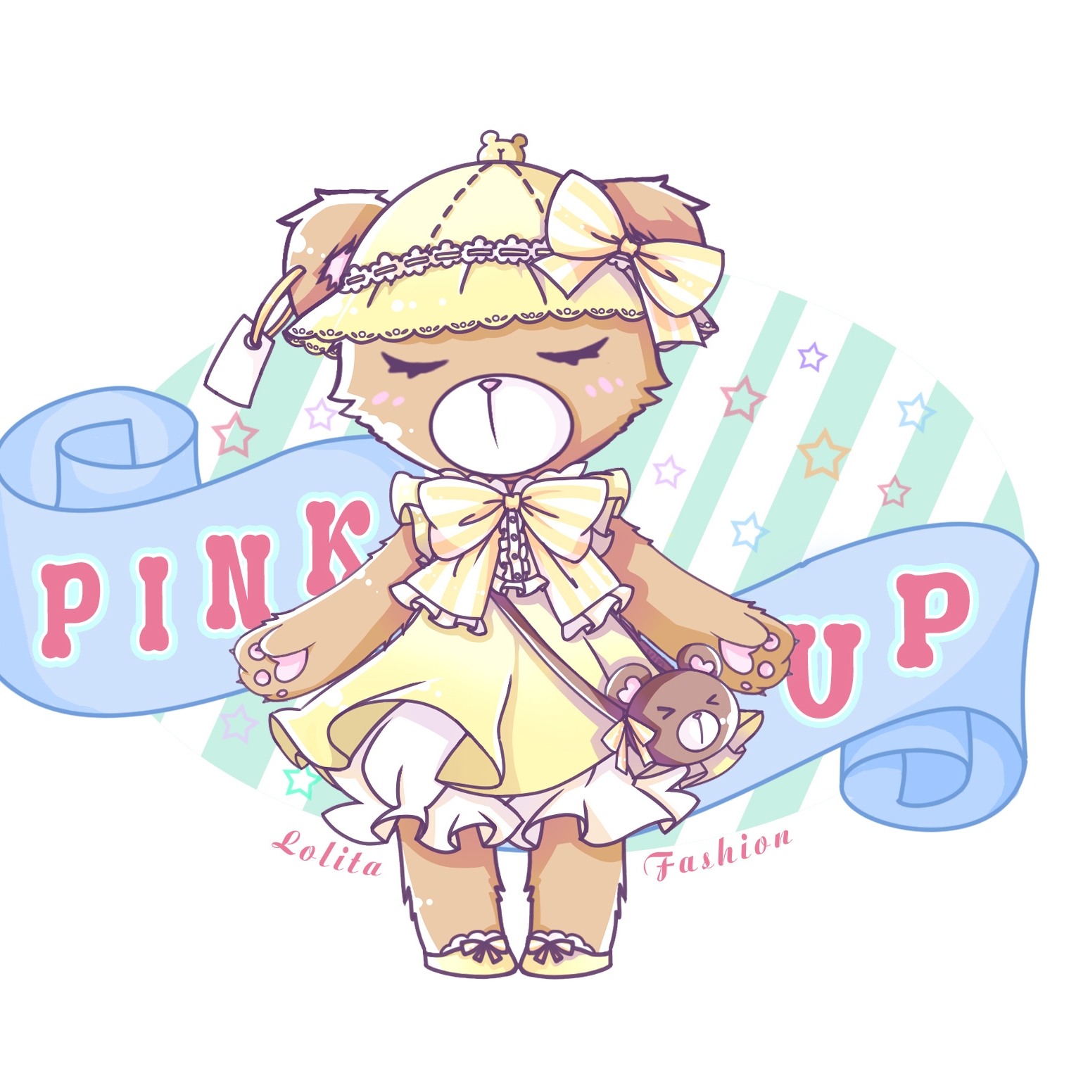 粉色的店PINK-UP品牌LOGO