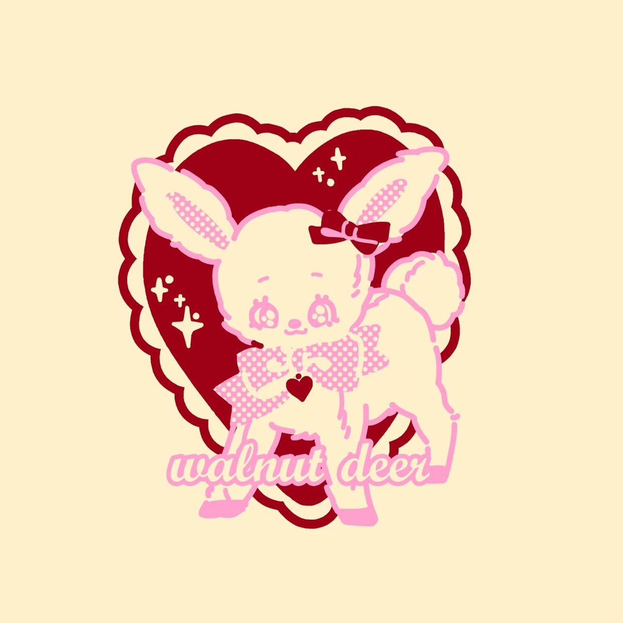 胡桃鹿walnut deer品牌LOGO