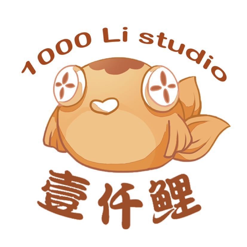 壹仟鲤1000 Li studio品牌LOGO