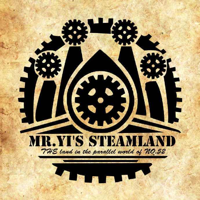 熠先生的蒸汽大陆MR.YRS STEAMLAND品牌LOGO
