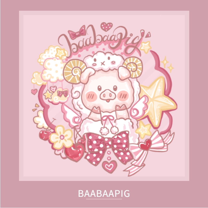 咩咩猪BAABAAPIG品牌LOGO